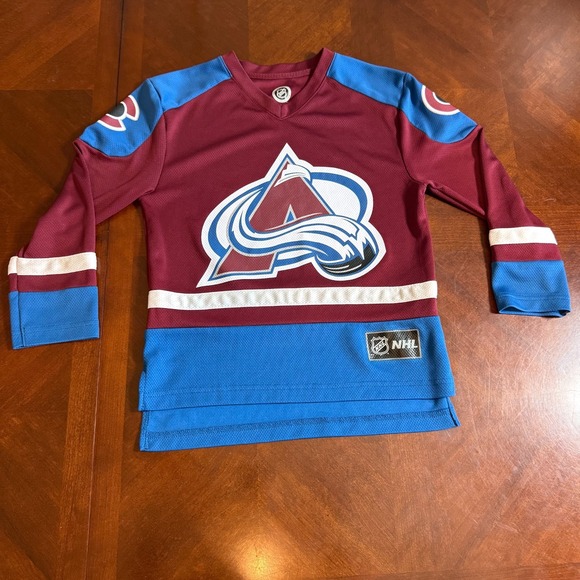 Colorado Avalanche Nathan MacKinnon #29  NHL Hockey Jersey YOUTH Medium Official - Picture 1 of 12